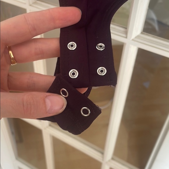 Women's Long Sleeve Bodysuit - Black - Picture 8 of 8